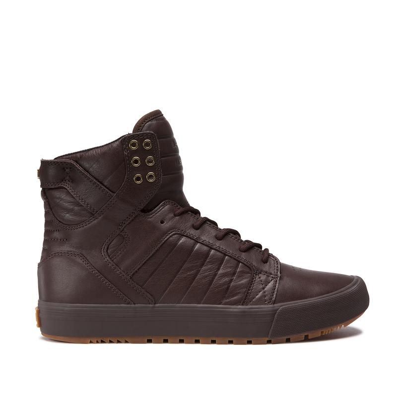 Supra SKYTOP CW Sneaker High Damen Braun Sale HFLEZ6871